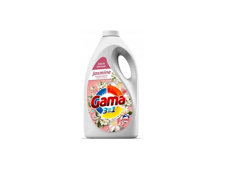 Гель для прання універсальний Gama 3in1 Jasmine на 100 прань 5л - Фото 1 Гель для прання універсальний Gama 3in1 Jasmine на 100 прань 5л - изображение 1