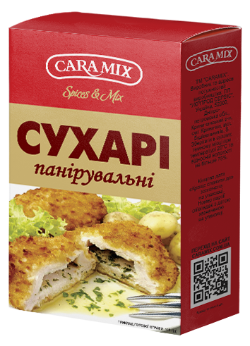 Сухарики панірувальні Caramix 100г - Фото 1 Сухарики панірувальні Caramix 100г - зображення 1