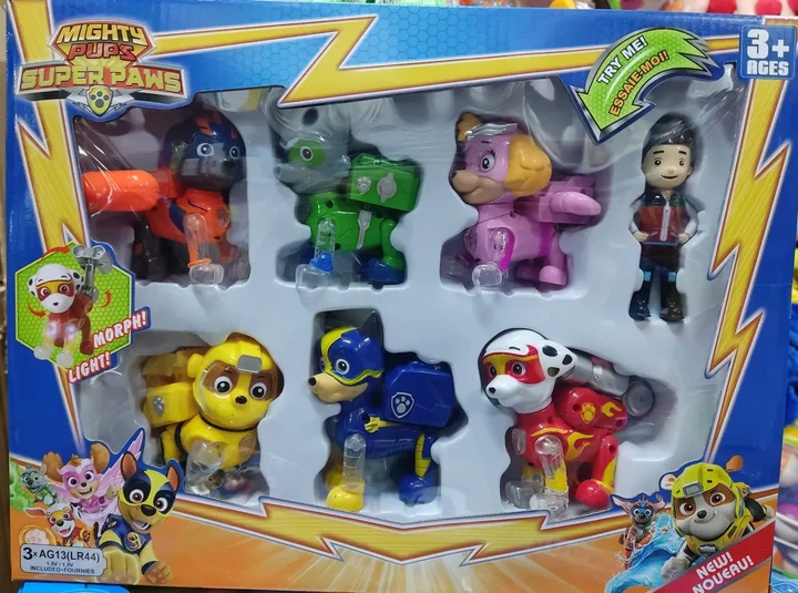 Набор героев «Щенячий патруль: Отважные щенки» Paw Patrol, 7 героев с подсветкой YY 503 - изображение 2