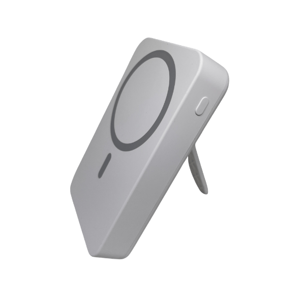 Магнітний Power Bank 20000 mAh 22.5W LX-DX132 з бездротовою зарядкою MagSafe та вбудованими кабелями білий - изображение 4