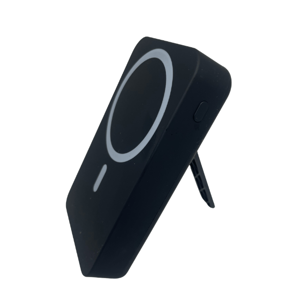 Магнітний Power Bank 20000 mAh 22.5W LX-DX132 з бездротовою зарядкою MagSafe та вбудованими кабелями чорний - изображение 2