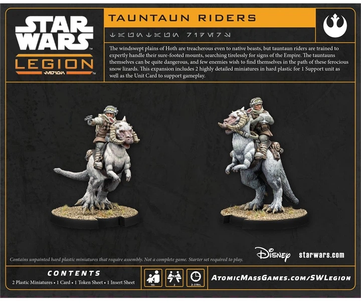 Набір фігурок для складання та розфарбовування Atomic Mass Games Star Wars Legion 2.0: Tauntaun Riders (841333134686) - зображення 3