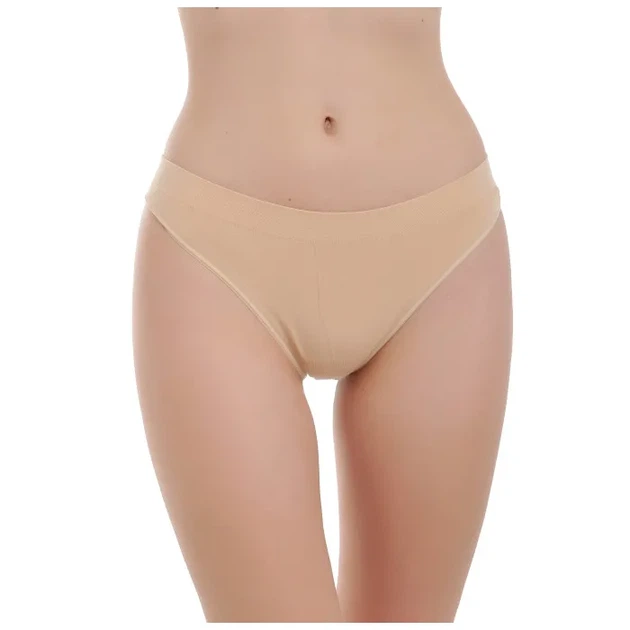 Труси стрінги жіночі бамбукові Mishel бежевий M/L - Фото 1 Труси стрінги жіночі бамбукові Mishel бежевий M/L - зображення 1