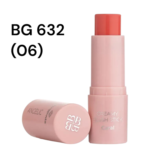 Рум'яна Bogenia BG 632 Angelic Crem Blush Stick 006 Coral 8.5 г - Фото 1 Рум'яна Bogenia BG 632 Angelic Crem Blush Stick 006 Coral 8.5 г - изображение 1