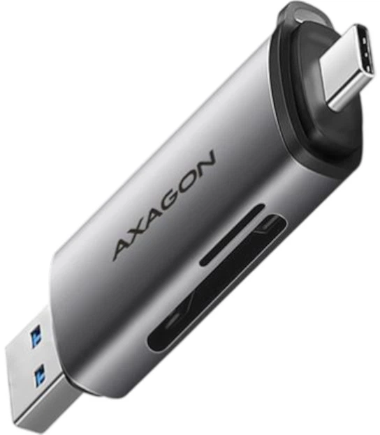 Кардридер Axagon CRE-SAC USB-C/USB 3.2 до SD/microSD (CRE-SAC) - зображення 2