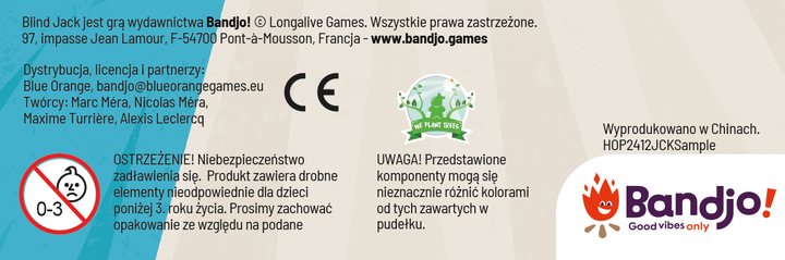 Настільна гра Rebel Blind Jack (польське видання) (5906954790903) - зображення 6