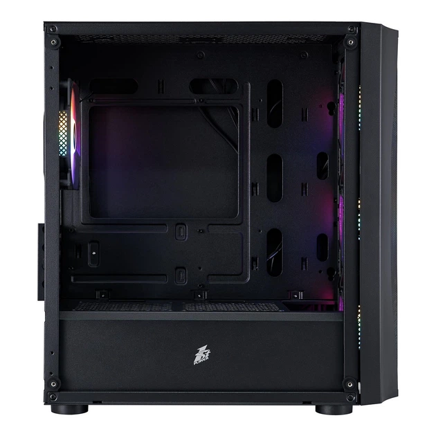 Корпус 1stPlayer X3-M-BK-4F1 Black без БП - Фото 4 Корпус 1stPlayer X3-M-BK-4F1 Black без БП - изображение 4