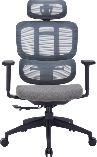 Офисное кресло OfficePro Skyline Black/Dark Gray (OC580-B-DG-DG) - Фото 2 Офисное кресло OfficePro Skyline Black/Dark Gray (OC580-B-DG-DG) - изображение 2
