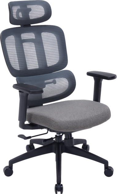 Офисное кресло OfficePro Skyline Black/Dark Gray (OC580-B-DG-DG) - Фото 3 Офисное кресло OfficePro Skyline Black/Dark Gray (OC580-B-DG-DG) - изображение 3