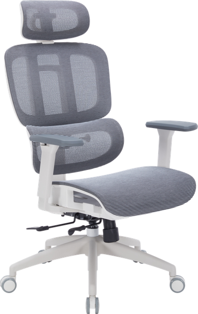Офисное кресло OfficePro Skyline White/Dark Gray (OC680-W-DG-DG) - Фото 3 Офисное кресло OfficePro Skyline White/Dark Gray (OC680-W-DG-DG) - изображение 3