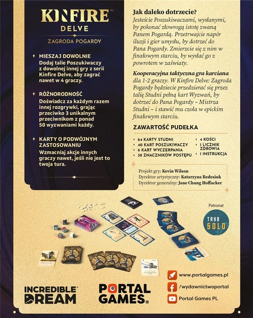 Gra planszowa Portal Games Kinfire Delve: Zagroda Pogardy (5905794221448) - obraz 2