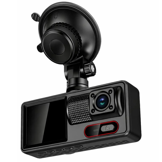 Відеореєстратор на 3 камери і з Wi-Fi - Vehicle BlackBOX (спереду + позаду + салон) з нічною зйомкою FullHD - изображение 12
