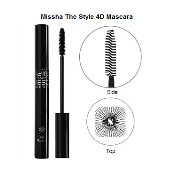 Туш для вій MISSHA THE STYLE 4D Mascara чорна 7 г (796) - зображення 2