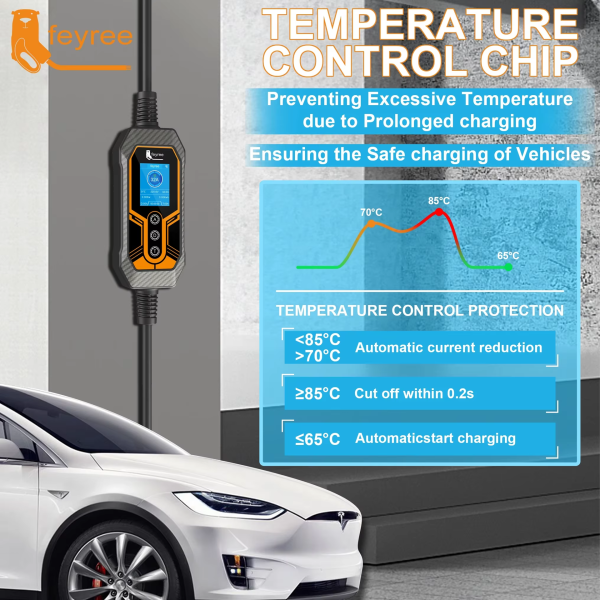 Зарядка для електромобіля Feyree 7кВт 32A GB/T Lion EV K8 APP Wi Fi - зображення 8