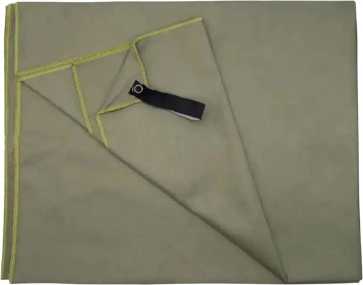 Рушник Tribe Pocket Towel микрофибра быстросохнущий с петлей и чехлом Army Green 60х120 см - изображение 3