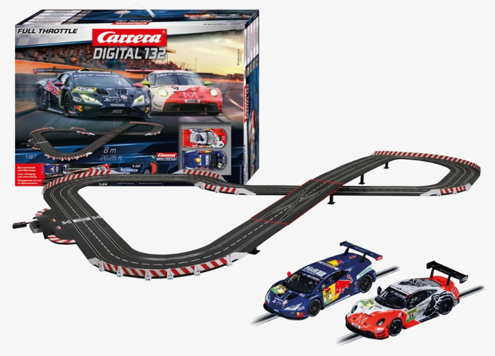 Гоночний трек Carrera Digital 132 Гоночна траса Full Throttle 8 м + 2 автомобілі 30045 (4007486300453) - зображення 2