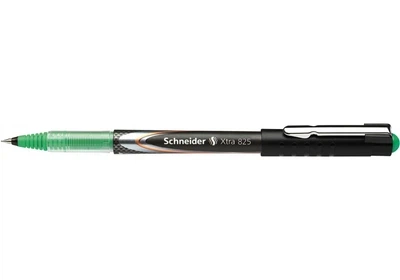Ручка ролер 0,5мм 825 XTRA зелена SCHNEIDER - Фото 1 Ручка ролер 0,5мм 825 XTRA зелена SCHNEIDER - изображение 1