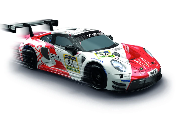 Автомобіль на дистанційному управлінні Carrera RC Porsche 911 GT3 R Lionspeed GP Nr 24 370160153 (9003150160144) - зображення 7