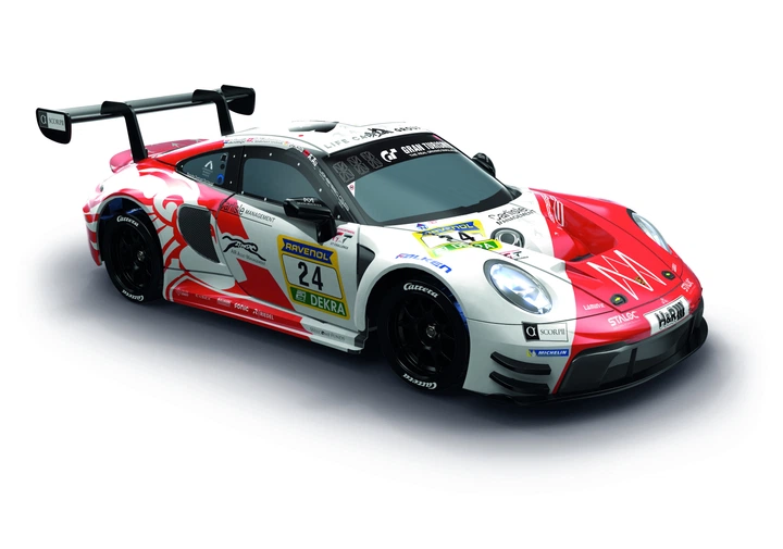 Автомобіль на дистанційному управлінні Carrera RC Porsche 911 GT3 R Lionspeed GP Nr 24 370160153 (9003150160144) - зображення 6