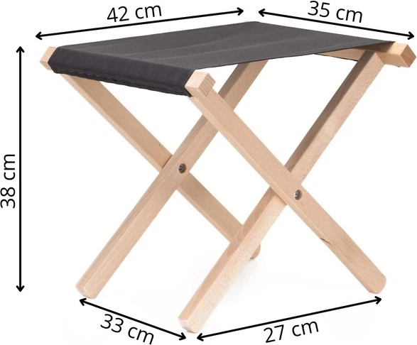 Складне туристичне крісло Springos FC001GRPH Чорне (5907719498942) - зображення 9