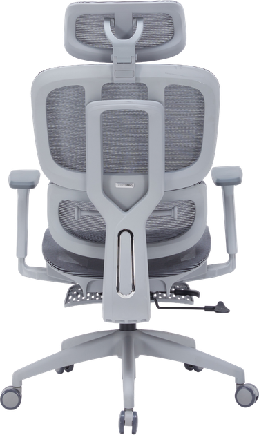 Кресло офисное OfficePro Skyline Footrest Gray/Dark Gray (OC750-G-DG-DG) - Фото 5 Кресло офисное OfficePro Skyline Footrest Gray/Dark Gray (OC750-G-DG-DG) - изображение 5