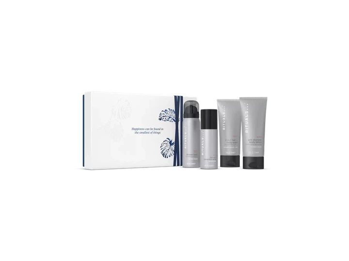 Подарунковий набір Rituals Homme Gift Set S Small 2026 (гель50мл+лос70мл+гель70мл+антипер50мл) - Фото 1 Подарунковий набір Rituals Homme Gift Set S Small 2026 (гель50мл+лос70мл+гель70мл+антипер50мл) - зображення 1
