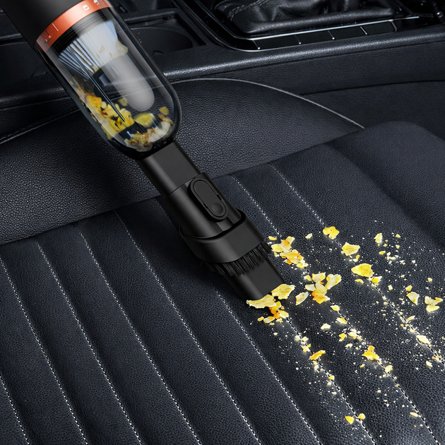 Автомобильный портативный пылесос Baseus A2Pro Car Vacuum Cleaner (6000 Pa) с аккумулятором 2000 mAh чёрный - Фото 7 Автомобильный портативный пылесос Baseus A2Pro Car Vacuum Cleaner (6000 Pa) с аккумулятором 2000 mAh чёрный - изображение 7