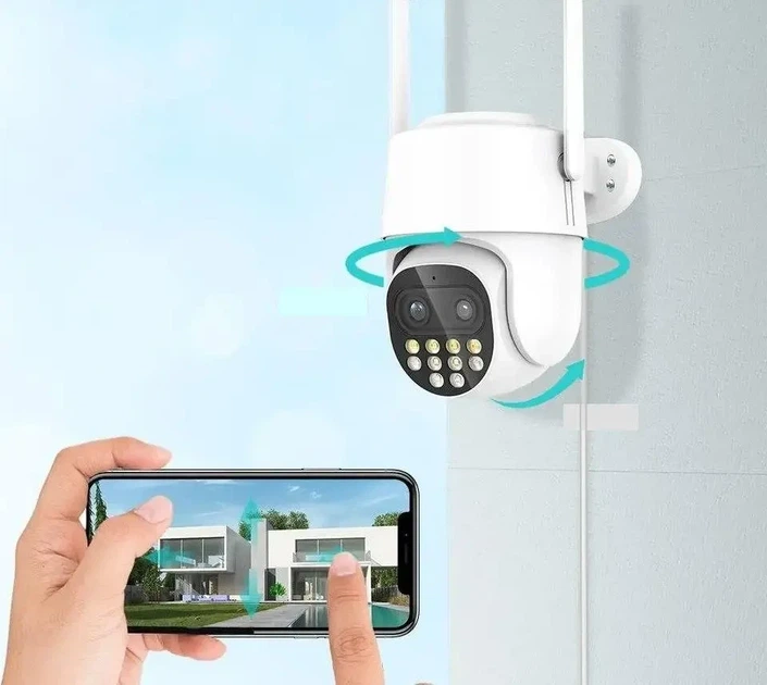 Уличная пворотная камера наблюдения WIFI BESDER P9S-8MP - изображение 3