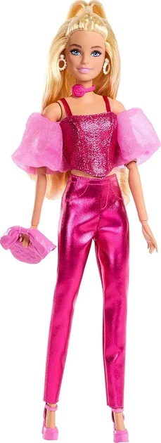 Кукла Barbie Deluxe Style Doll #5 in Metallic Pink Outfit, Sparkly Corset Барби Deluxe Style №5 -JFP40 - Фото 2 Кукла Barbie Deluxe Style Doll #5 in Metallic Pink Outfit, Sparkly Corset Барби Deluxe Style №5 -JFP40 - изображение 2