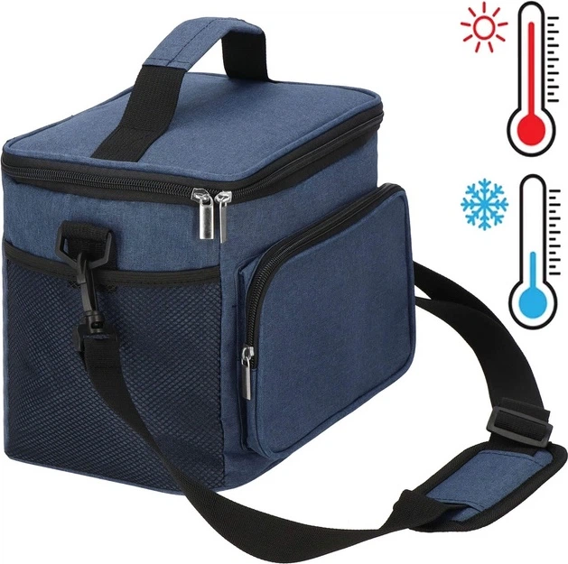 Torba termiczna Springos CS0086 11 L Niebiesko-czarna (5907719454696) - obraz 6