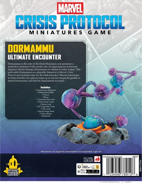 Dodatek do gry planszowej Atomic Mass Games Marvel: Crisis Protocol – Dormammu: Starcie Ostateczne (edycja angielska) (841333134822) - obraz 4