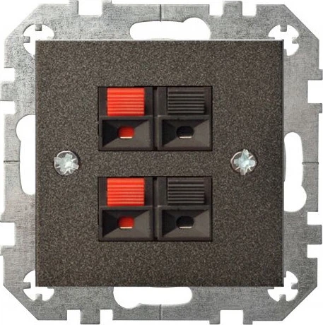 Аудіорозетка Liregus Epsilon Antracite Black (IGL-4-01_E/J) - зображення 2