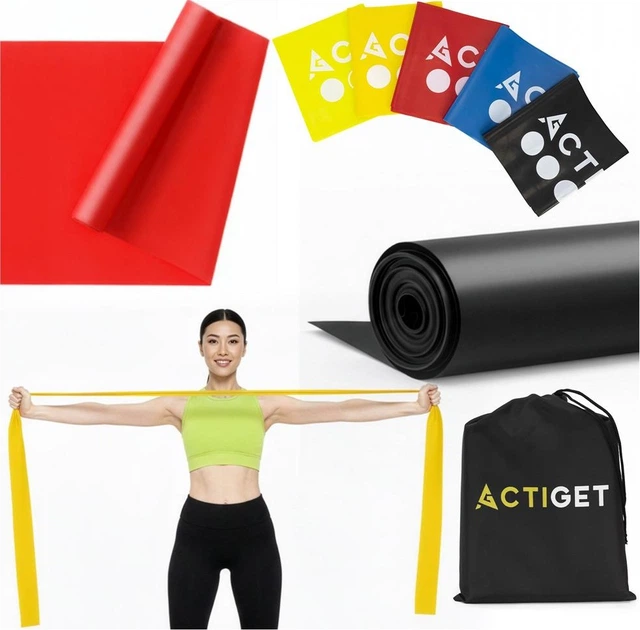 Zestaw gum oporowych Actiget do cwiczen silowych 1-15 kg 5 szt. ACT0106 (5908455309288) - obraz 16