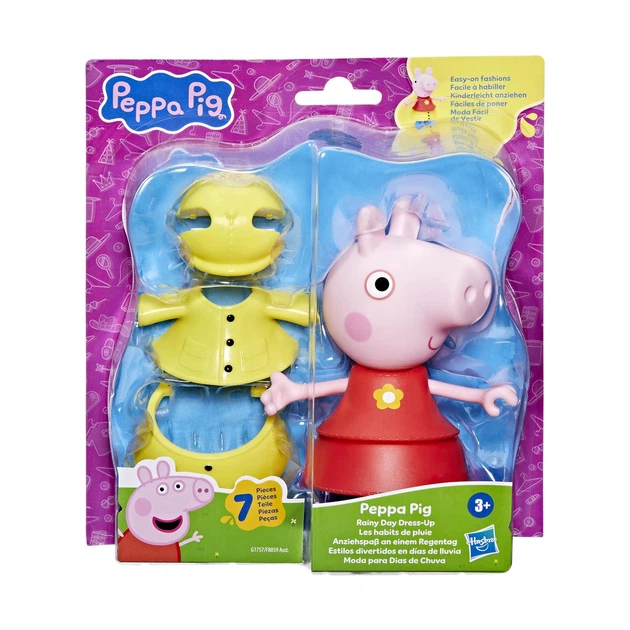 Фігурка Hasbro Peppa Pig: Пеппа та друзі одягаються - Свинка Пеппа в дощовий день (G1757)(5010996320834) - зображення 2