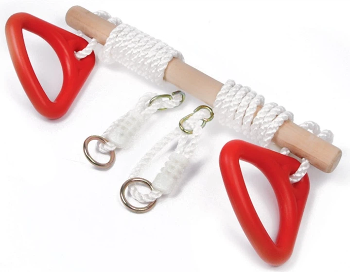 Trapez Small Foot 6120 z kółkami gimnastycznymi (5902479671154) - obraz 2