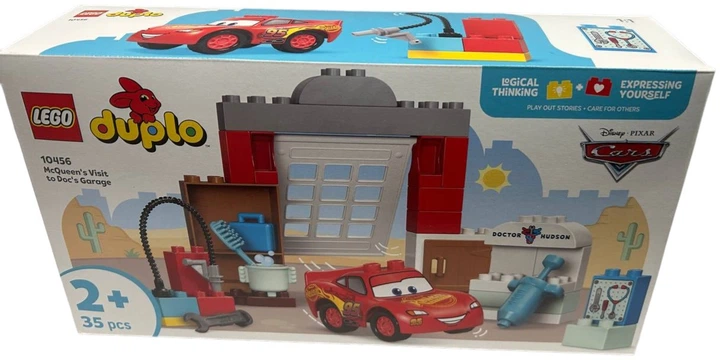 Zestaw klocków LEGO Duplo Wizyta McQueena w warsztacie Wojta 35 elementów (10456) (955555916452723) - Outlet - obraz 3