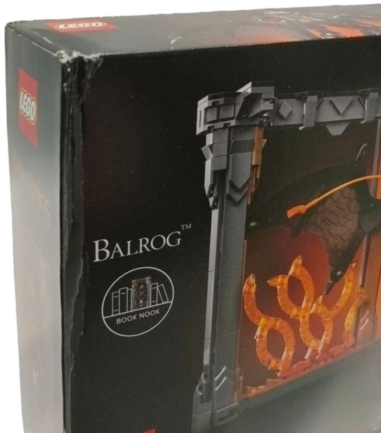 Zestaw klocków LEGO Icons Władca pierścieni: Book nook z Balrogiem 1201 element (10367) (955555915788812) - Outlet - obraz 6