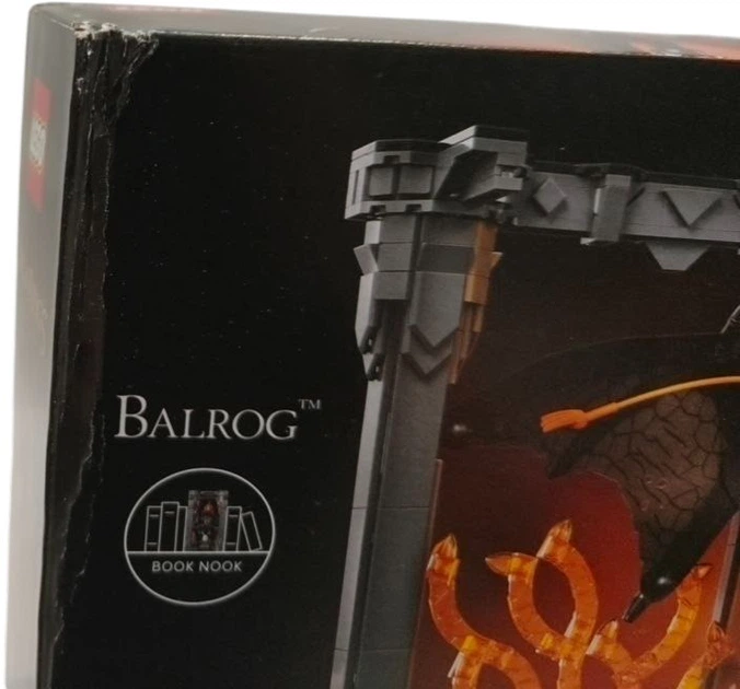 Zestaw klocków LEGO Icons Władca pierścieni: Book nook z Balrogiem 1201 element (10367) (955555915788812) - Outlet - obraz 7