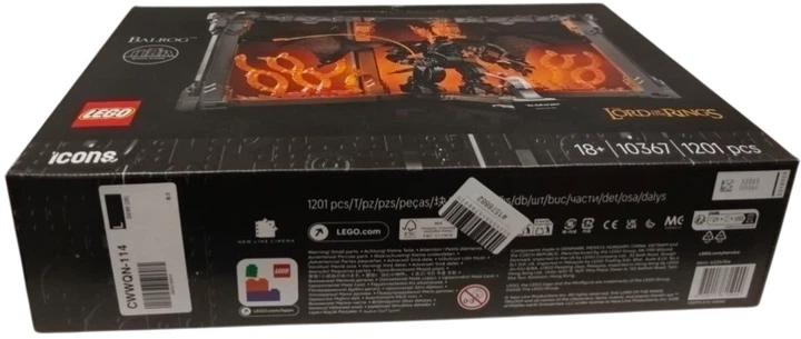 Zestaw klocków LEGO Icons Władca pierścieni: Book nook z Balrogiem 1201 element (10367) (955555915788820) - Outlet - obraz 7
