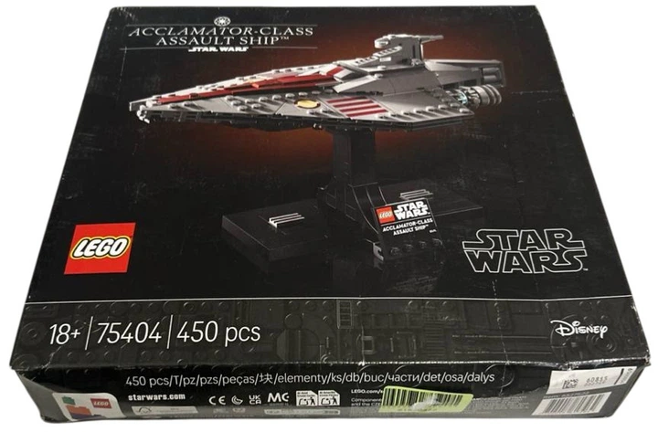 Zestaw klocków LEGO Star Wars Krążownik szturmowy typu Acclamator 450 elementów (75404) (955555915909723) - Outlet - obraz 4