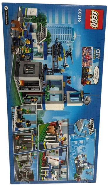 Zestaw klocków LEGO City Posterunek policji 668 elementów (60316) (955555916444670) - Outlet - obraz 4