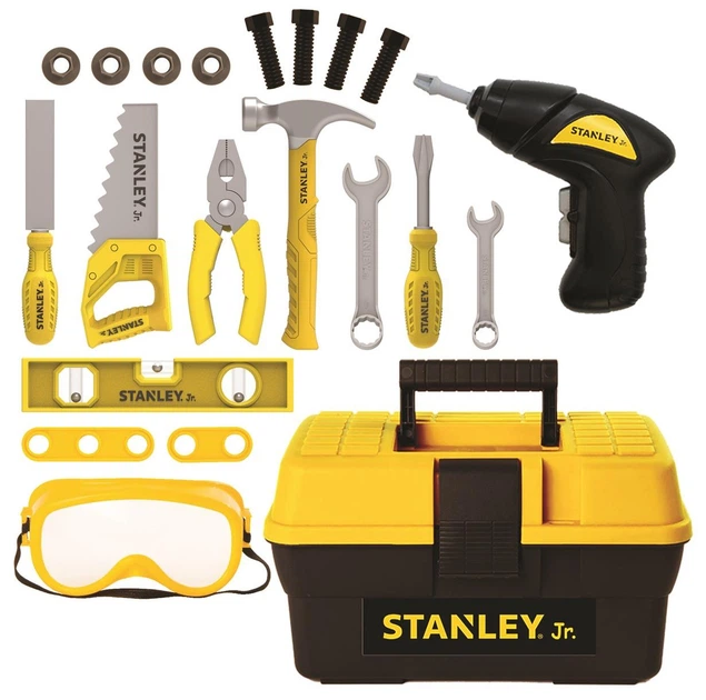 Набір інструментів Stanley Ящик з інструментами 20 шт і дриль (SRP033-SY)(7290115144383) - зображення 1