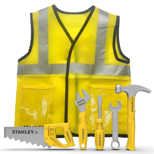 Набір інструментів Stanley Дитячий будівельний набір 6 шт (SRP110-SY)(7290115146998) - зображення 1