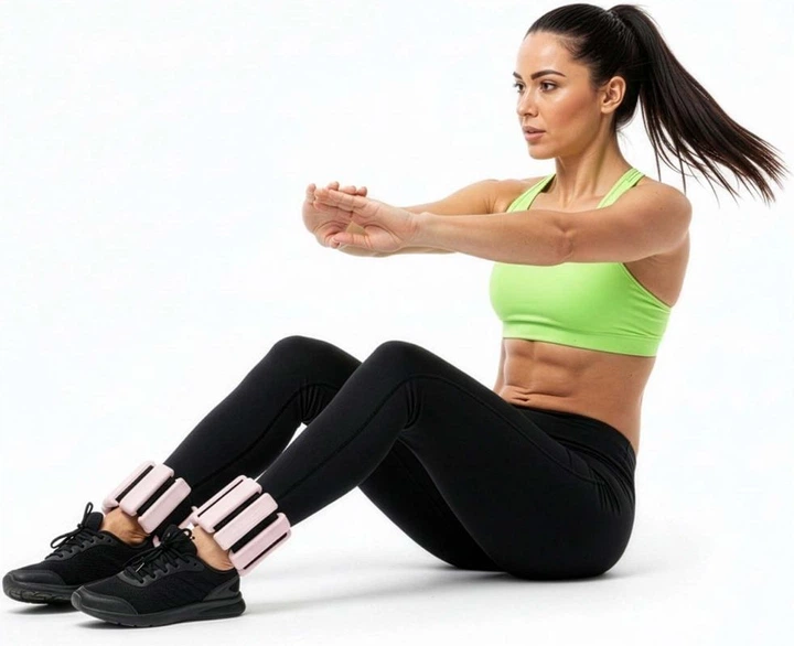 Obciążniki na ręce i nogi Actiget 0.5 kg Jasnoróżowe 2 szt. ACT0125 (5908455309479) - obraz 12