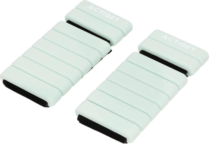 Obciążniki na ręce i nogi Actiget 1 kg Miętowe 2 szt. ACT0126 (5908455309486) - obraz 3