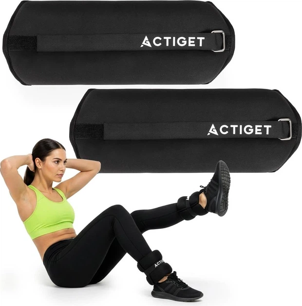 Obciążniki na ręce i nogi Actiget 3 kg Czarne 2 szt. ACT0131 (5908455309530) - obraz 10