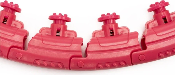 Hula-hop Actiget z obciążeniem i wypustkami masującymi 35 cm Czerwony ACT0139 (5908455309615) - obraz 5