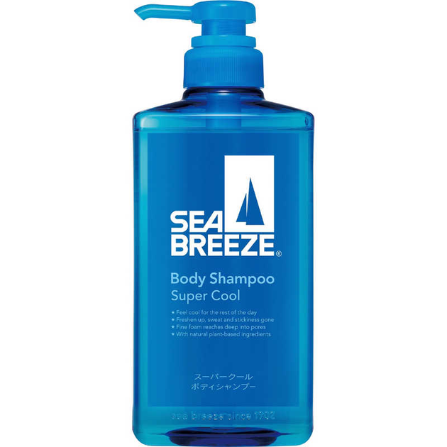 Освіжаючий гель для душу "SHISEIDO" "SEA BREEZE" з ментолом 600 мл (866120) - Фото 2 Освіжаючий гель для душу "SHISEIDO" "SEA BREEZE" з ментолом 600 мл (866120) - зображення 2