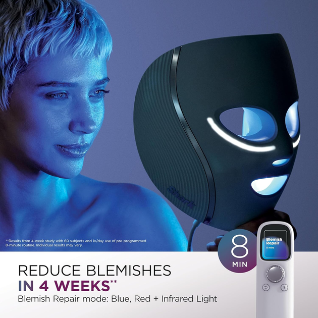 Светодиодная маска для лица Shark CryoGlow с охлаждением зоны под глазами, антивозрастным эффектом и восстановлением недостатков - Фото 4 Светодиодная маска для лица Shark CryoGlow с охлаждением зоны под глазами, антивозрастным эффектом и восстановлением недостатков - изображение 4