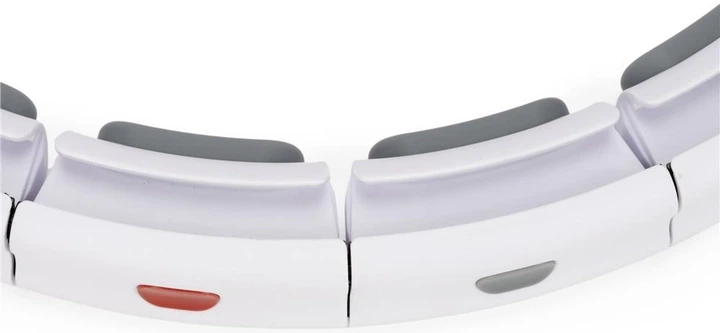 Hula-hop Actiget z obciążeniem, licznikiem i wypustkami masującymi 35 cm Biało-szary ACT0140 (5908455309622) - obraz 5